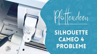 Silhouette Cameo 4 Probleme beim Schneiden [upl. by Hcirdeirf]