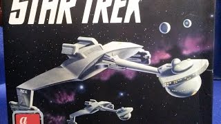 Original Edition Klingon Cruiser dAMT ERTL Star Trek TOS [upl. by Darius]