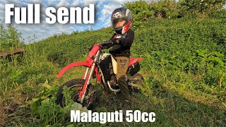 Malaguti grizzly 50cc  full send [upl. by Morice591]