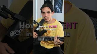 How to Djent in 30 seconds shorts [upl. by Toffey]