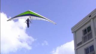 Hang Gliding Abandoned Beach Hotel [upl. by Ahtanamas426]