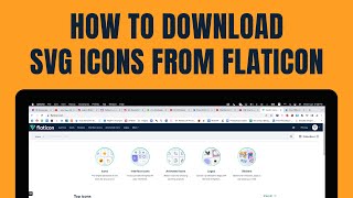 How to download SVG icons for free from Flaticon  Download premium SVG icons [upl. by Hoopes]