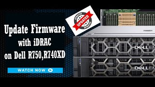 How to update Firmware with iDRAC on Dell R750R740XD and other model [upl. by Easter]