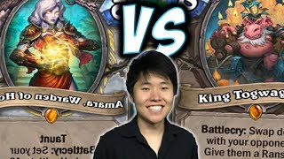 QUEST PRIEST VS KING TOGWAGGLE DRUID  AMARA  THE WITCHWOOD  HEARTHSTONE  DISGUISED TOAST [upl. by Zipnick]