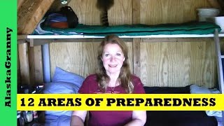 12 Areas Of Preparedness For Emergency Survival Situations SHTF Prepping For Beginners [upl. by Schlenger]