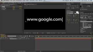 Typewriter Effect After Effects v2 [upl. by Herb]