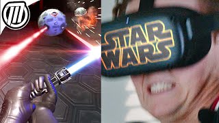 Star Wars VR Becoming a Jedi  Vader Immortal Ep 1 Gameplay [upl. by Yenattirb]