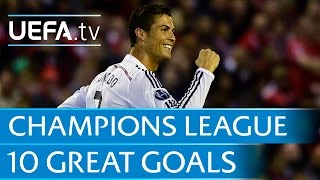 10 great goals from the 201415 UEFA Champions League [upl. by Linell]