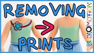 How to Remove Prints from LEGO Parts [upl. by Lanza]