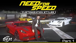 Need for Speed™ Movie  Customization Styles [upl. by Gehman63]