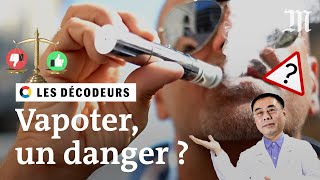 Cigarette électronique  le vapotage estil dangereux  LesDécodeurs [upl. by Nonnel]