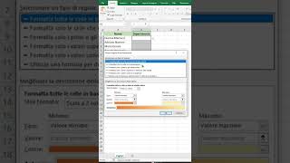 Colorare il Menu a Tendina shortvideo excel [upl. by Hsiwhem]