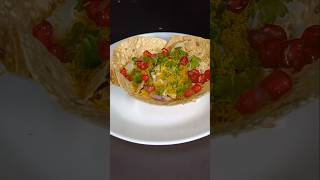 Papad Katori Chaat 🤤 shorts asmr [upl. by Evvy398]