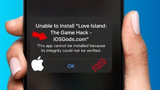 iosgods  integrity could not be verified on iphone  Full Guide [upl. by Ardnuhsed]