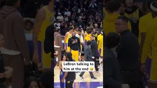 Bron’s reaction to the airballs 😭 [upl. by Ahsimit]