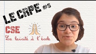 CRPE 2019 8  CSE  La laïcité à lécole [upl. by Attenal551]