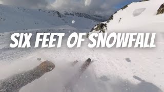 Skiing the Whistler Blackcomb Alpine after the Storm of the Decade [upl. by Ardnuhs]