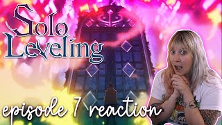 REACTION  Solo Leveling Episode 7 [upl. by Ahtreb707]