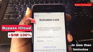 iCloud Bypass WindowsMac with SimSignal iOS 1761167101583 iPads amp iPhone 6S7788X [upl. by Irtak794]