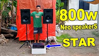 800watts neo speakers na MALAKAS pang Midhigh  Joson Neo 12 Loudspeakers [upl. by Clarey569]