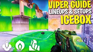 NEW ICEBOX VIPER GUIDE Secret Viper Lineups and Setups Valorant [upl. by Kiefer]