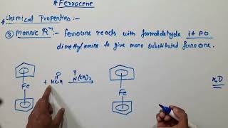 Ferrocene  preparation properties amp aromaticity [upl. by Haelak]