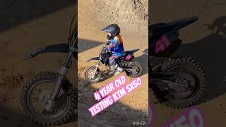 Me amp My Dirtbike Today testing KTM SX50 on track fyp dirtbike motocross mx shortvideo ktm [upl. by Tavy658]