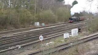 70013 Oliver Cromwell storms past Petts Wood Junction [upl. by Koeppel225]