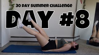 Day 8 Summer Body 30 Day Workout Challenge Beginner Friendly At Home [upl. by Gainor]