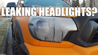 Waterproofing and Sealing the Aquariums Headlights on My Toyota Tacoma [upl. by Fabyola43]