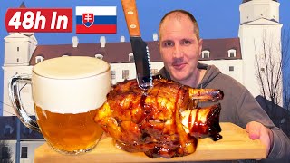 48 HOURS In SLOVAKIA  INCREDIBLE FOOD Tour in Bratislava [upl. by Nhaj572]