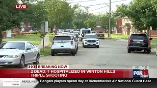 2 dead 1 hospitalized in Winton Hills shooting police say [upl. by Jemima313]