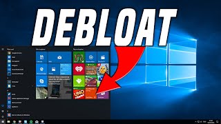 Debloat Windows 10 [upl. by Acnairb]