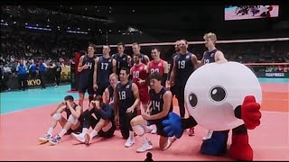 USA vs Tunisia Volleyball Olympic Qualifying Tournament Men’s パリオリンピック予選World Cup 2023 [upl. by Eerbua]