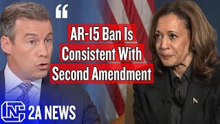 Kamala Says AR15 Ban Is Consistent With Second Amendment [upl. by Fitton]