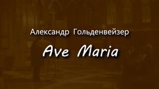 Alexander Goldenweiser Ave Maria Performed by theremin and organ [upl. by Fiora]