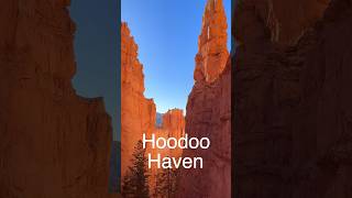 HOODOO HAVEN in BRYCE TBoneandBoo seeyaoutside brycecanyonnationalpark hoodoo hiking [upl. by Siriso]