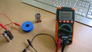 How to test the internal resistance of a battery [upl. by Aleicarg67]