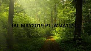 May 2019P1  IAL  WMA1101 Pearson  Edexcel [upl. by Clo]