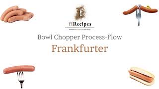 Bowl Chopper ProcessFlow for Frankfurter Sausages [upl. by Aehtla]