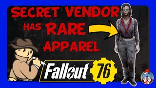 11 locations to find Hidden Vendor the Scavenger Trade in Fallout 76  Hunters Longcoat  rare plans [upl. by Dennet]