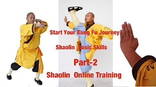 Shaolin online  Kung Fu Skills Basic Skills Part  02 [upl. by Suilienroc417]