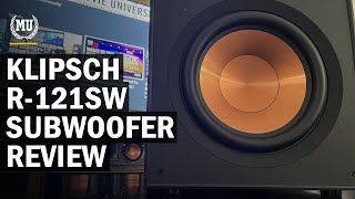 Klipsch R121SW Subwoofer Review  Klipsch R121SW vs Polk PSW10  Are Klipsch Speakers Worth It [upl. by Mazlack]