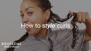 How to Style Curly Hair  Bouclème Back To Basics [upl. by Ossy995]