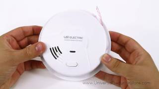 USI Hardwired Ionization Smoke and Fire Alarm with Long Life Battery Backup 5304L [upl. by Haceber311]