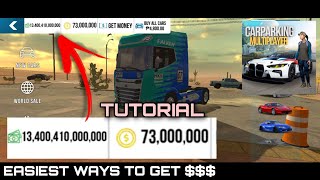 New Update  Easiest Ways to Get InGame Money amp Coins in Car Parking Multiplayer  Tutorial [upl. by Chickie]