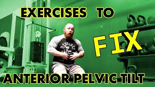 Part II Fixes Tips and Tricks  Correction Exercises and Stretches for the Anterior Pelvic Tilt [upl. by Aria711]