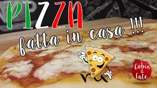 PIZZA FATTA IN CASA quotsenza frettaquot  lievitazione 48h  prodotti da forno [upl. by Ecirtemed]