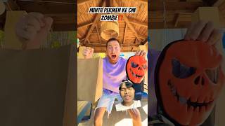 MINTA PERMEN KE OM ZOMBIE❗️ funny prank comedy ytshorts [upl. by Gunn]