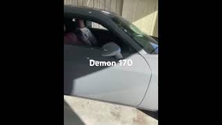 Dodge Demon 170 startup [upl. by Enenaej753]